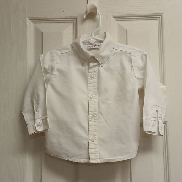 Kids Plaid and Solid Dress Shirts Set Bundle Of 3, Chaps, Carters bt Kid 18M - Picture 8 of 15